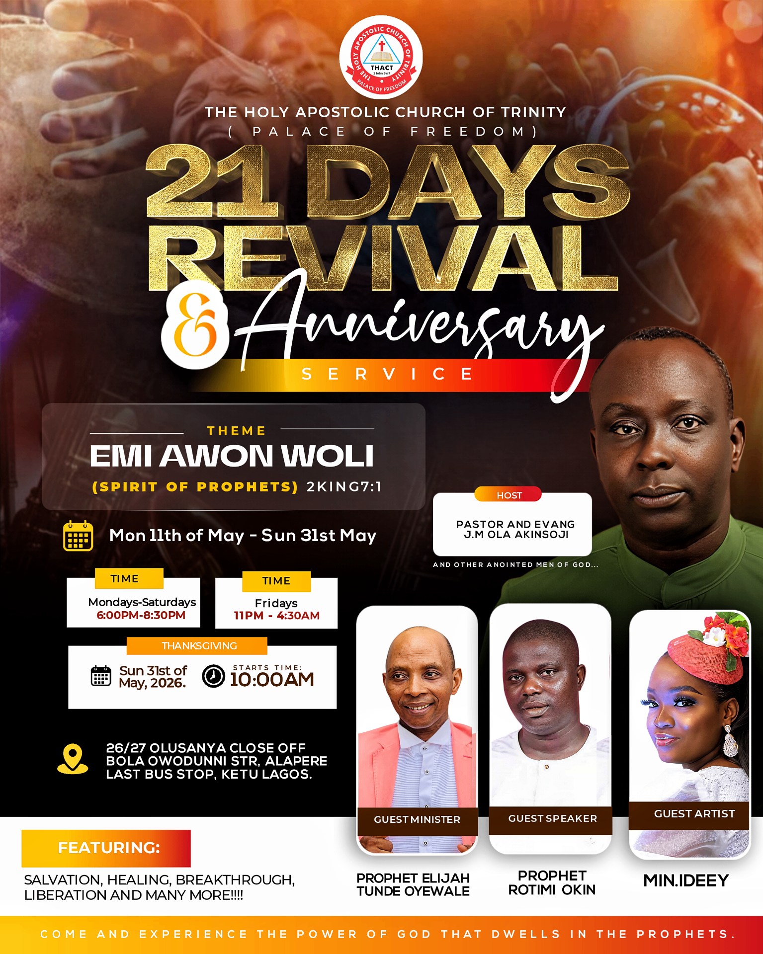 21 Days Revival & Anniversary