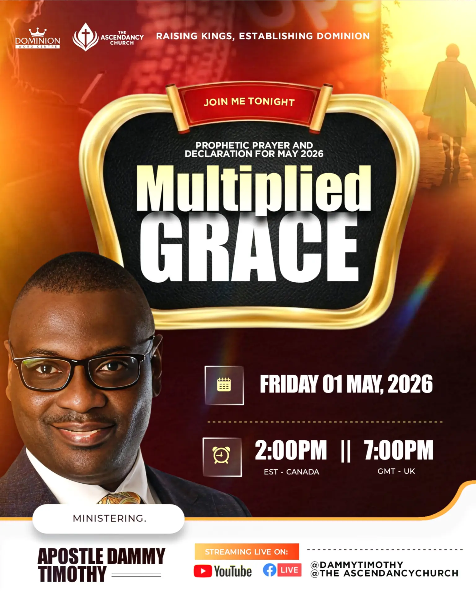 Multiplied Grace — Prophetic Prayer